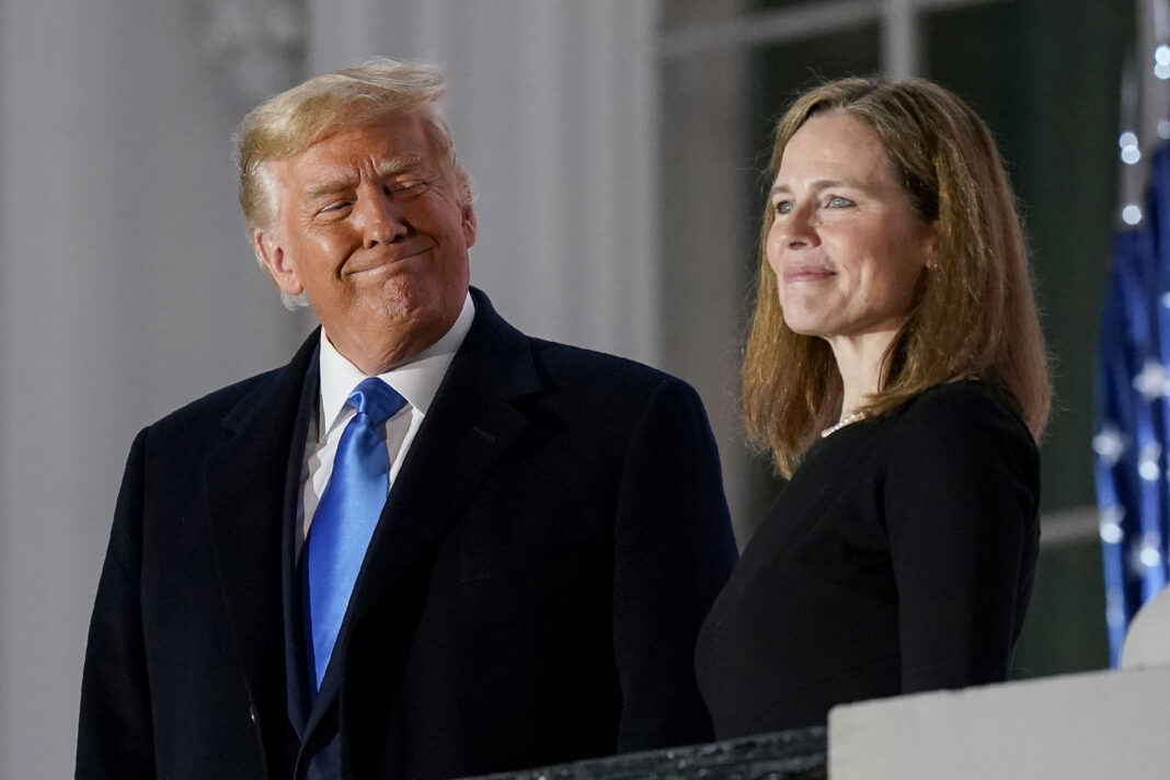 After criticism from MAGA world, Amy Coney Barrett delivers for Trump