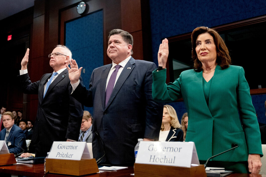 House Republicans spar with Democratic governors in tense immigration hearing