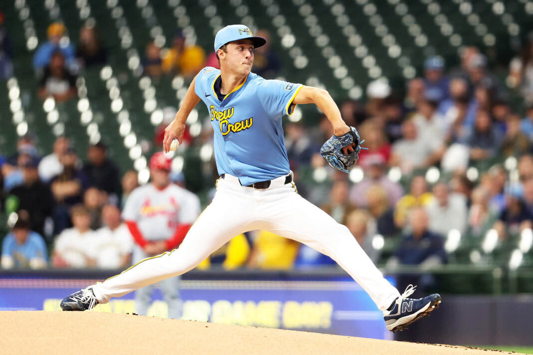 Brewers pitcher leaves game with an injury while throwing a no-hitter in MLB debut