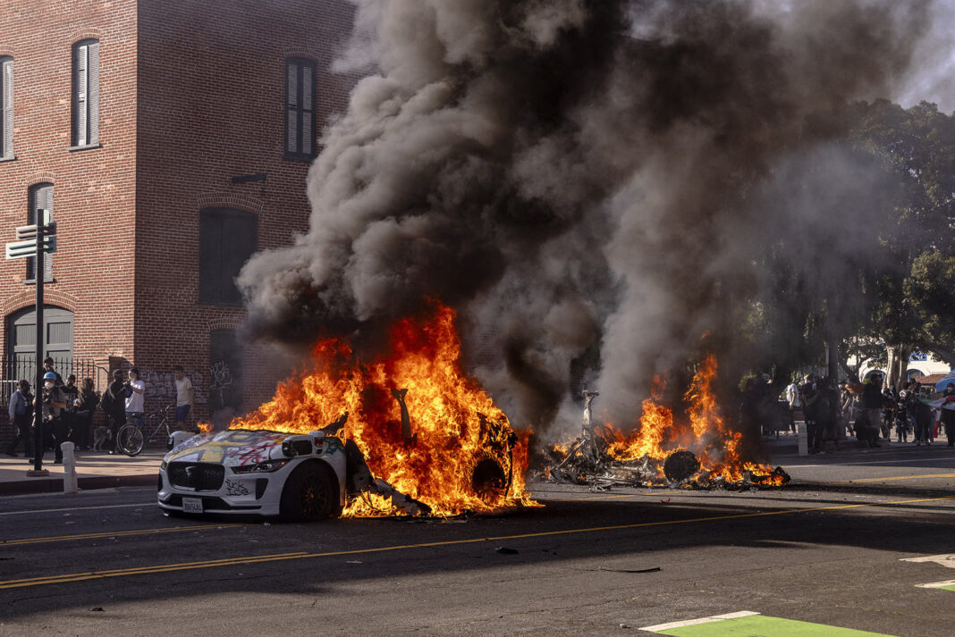 Why Waymo robotaxis became sitting ducks during the LA protests