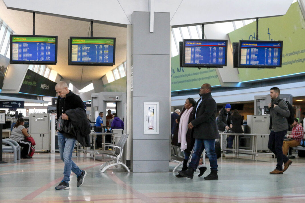 Man charged with taking N.Y. airport cart on 'joyride,' wrecking moving walkways
